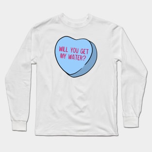 Funny Candy Heart Water Long Sleeve T-Shirt